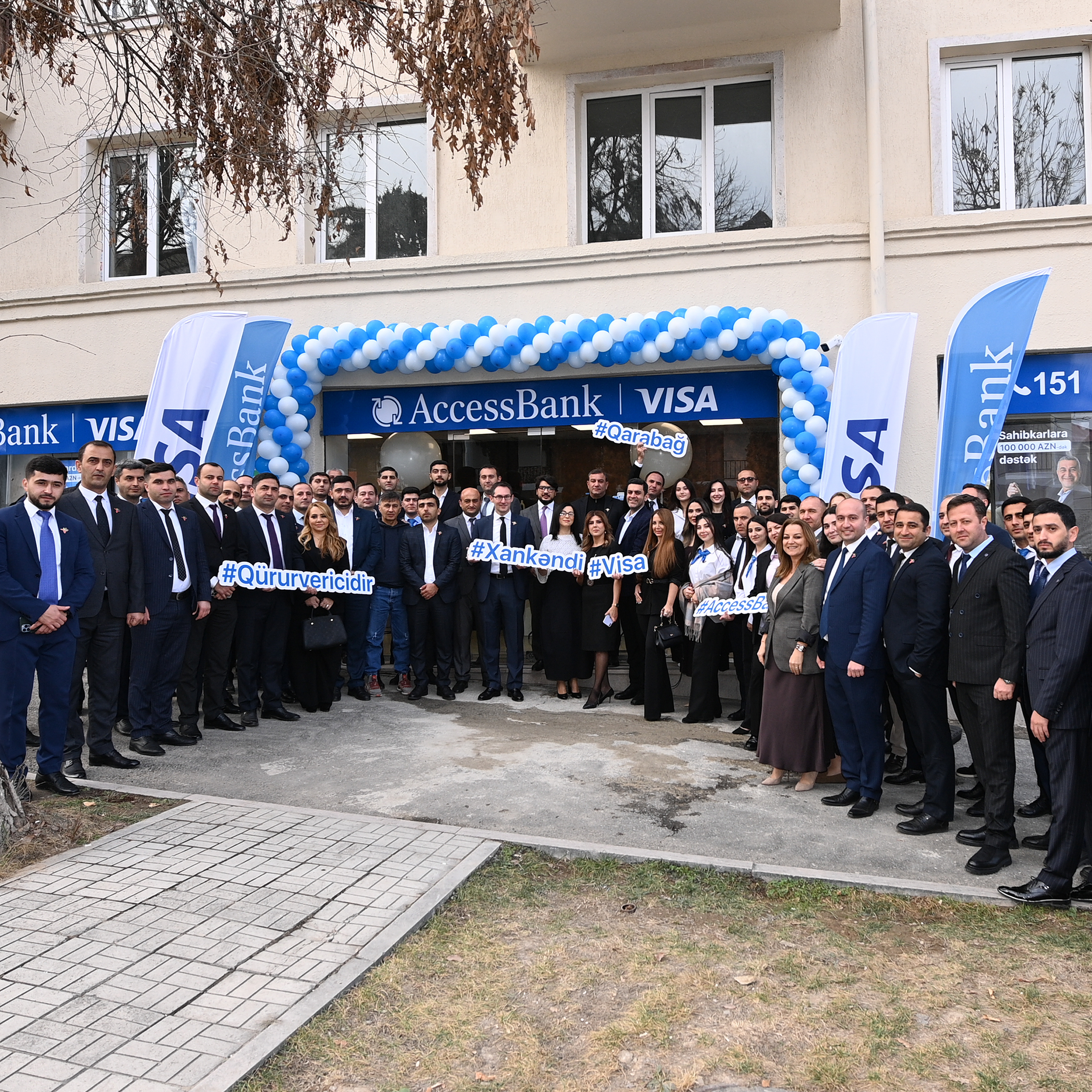 AccessBank VİSA ilə növbəti kobrend filialını Xankəndidə açdı!